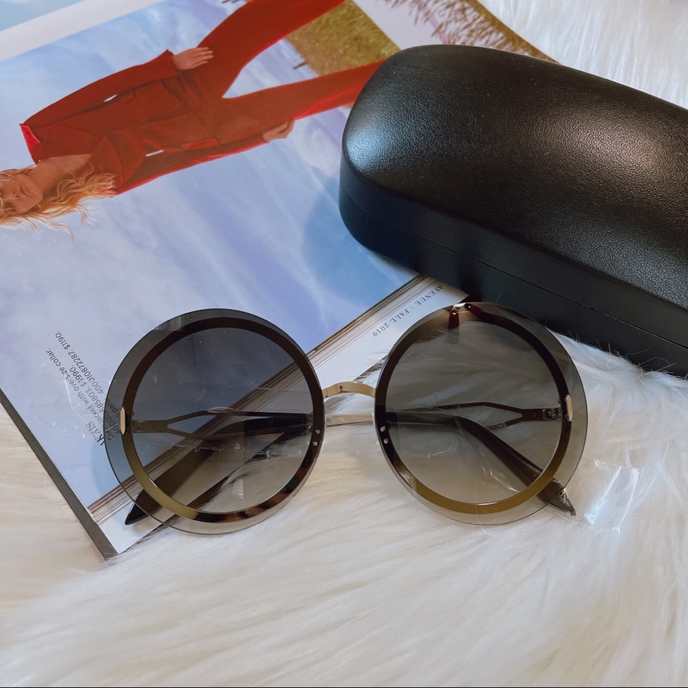 Victoria Beckham 65mm Oversize Round Sunglasses - Picture 2 of 12